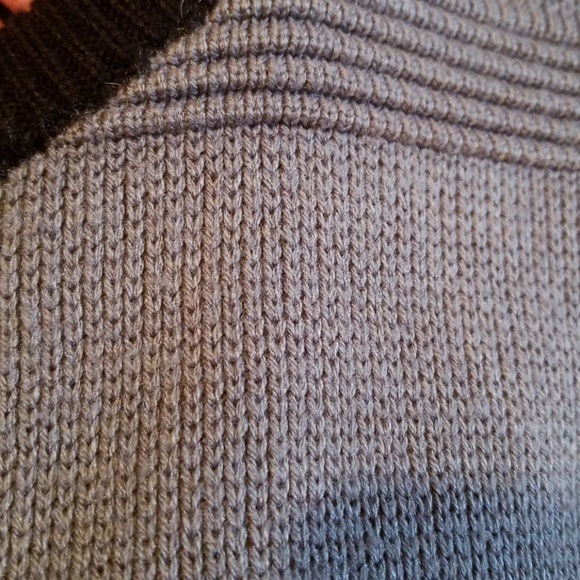 Men's Multicolored Crewneck Sweater - Size: Large - Picture 7 of 8